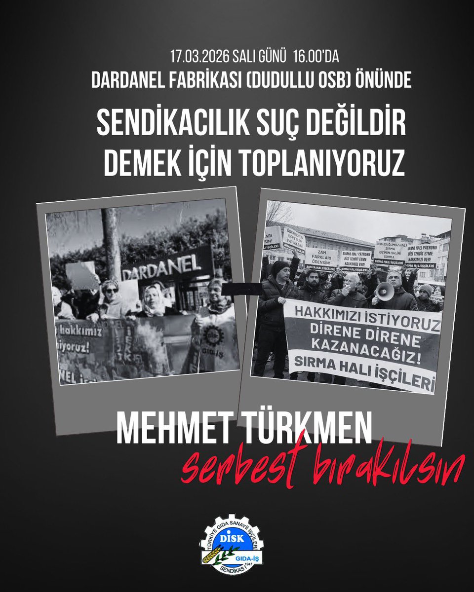 Gıda-İş Sendikası tweet media