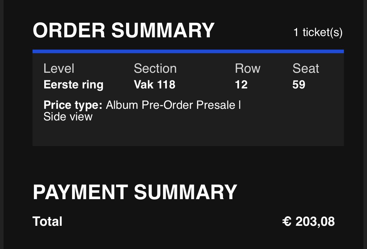 oliodigiogioba's tweet photo. VENDO 1 biglietto Harry Styles
🗓️ 17 maggio 2026 weekend di apertura
prezzo di vendita ( €203 )

SELLING 1 Harry Styles’ ticket
🗓️ may 17, 2026 opening weekend
face value ( €203 )

📍 Johan Cruijff ArenA - Amsterdam

together together tour cerco vendo iso buy looking https://t.co/gcxuJ2JNsD