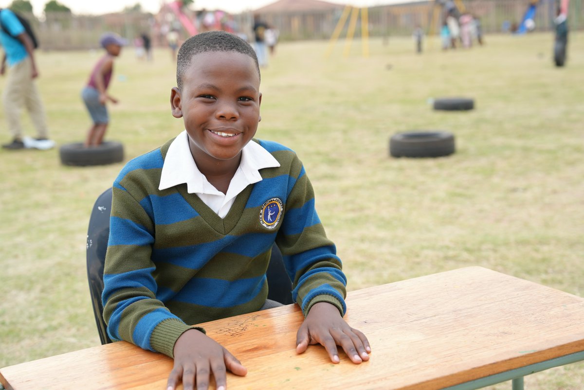 Thanks to the guidance from child care workers at a UNICEF-supported safe park, Thandolwethu receives assistance with schoolwork, helping him improve his performance.​

“My parents have also seen the improvement in my marks and are very proud of me,” he says with a smile.