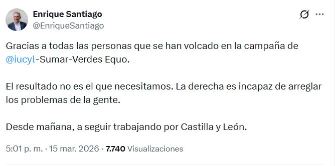 carlosusass's tweet photo. Ya se ha tocado fondo en el ciclo infernal de CyL. A seguir luchando... es decir, a tratar que el ciclo comience de nuevo con unos puntitos más y algún representante. Pero a veces los ciclos no vuelven a empezar, mueren, y con ellos la burocracia que vivía entre sus olillas. https://t.co/v5mJ4BXIze