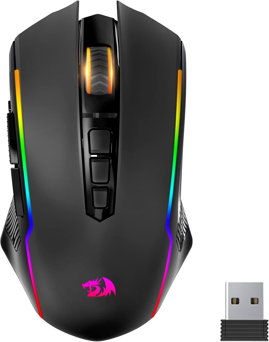 PriceDropDaily's tweet photo. 🔥 PRICE DROP

Redragon Gaming Mouse, Wireless Mouse Gaming with 8000 DPI
Usually $40 → Now $25

⭐ 4.5 stars (6,000+ reviews)
⚡ Lightning deal

👇 Link
https://t.co/eQDkIVbGwQ https://t.co/jqLm96DaTJ