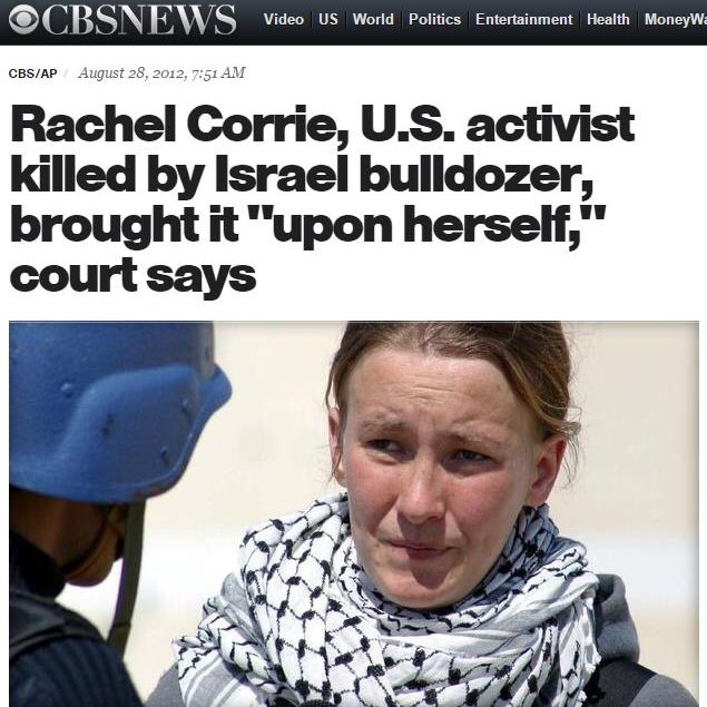 US citizen Rachel Corrie was murdered 23 years ago today by Israel as they were illegally bulldozing Palestinian settlements on Palestinian land.

The Israel court said 'she brought it upon herself' and set her killer free.

The US did nothing.