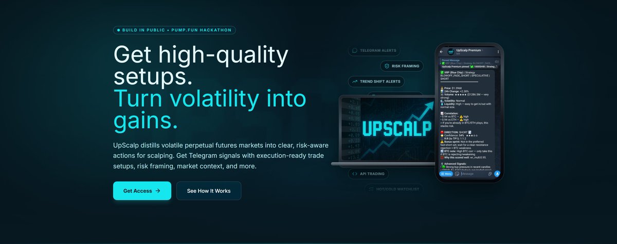 UpScalp Futures Signal Bot tweet media