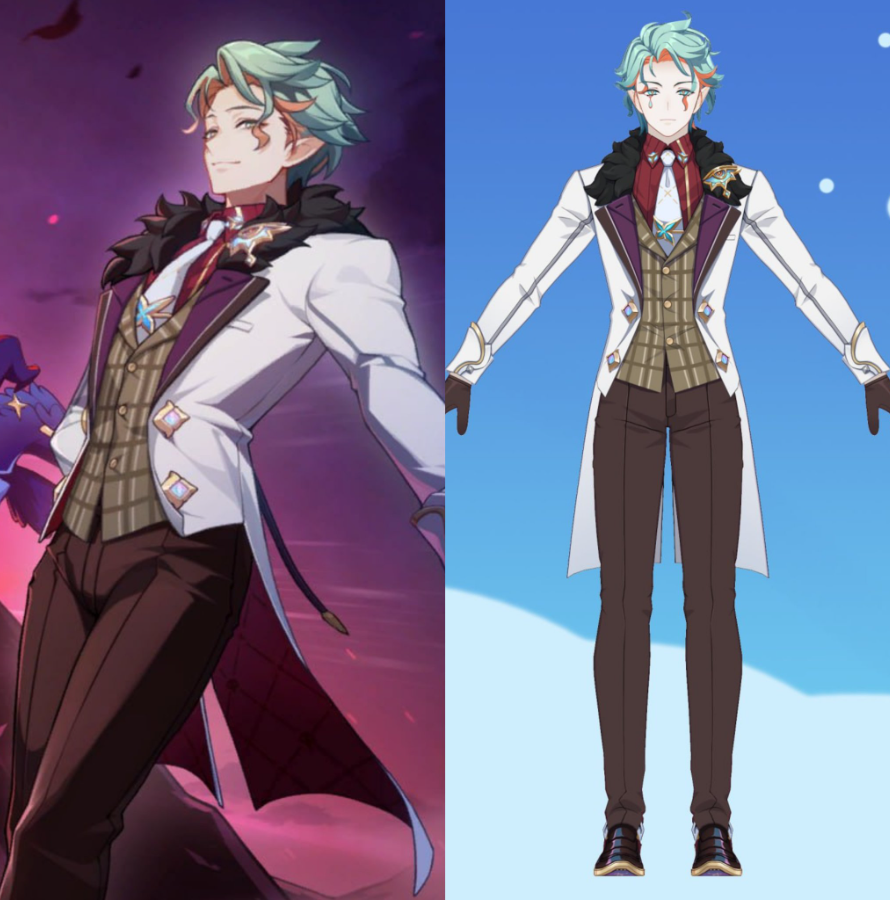 lezboyaya's tweet photo. amorphirion, a person who can shapeshift but their two main forms are of this man and woman shown below! https://t.co/5ifsUPI5Ib