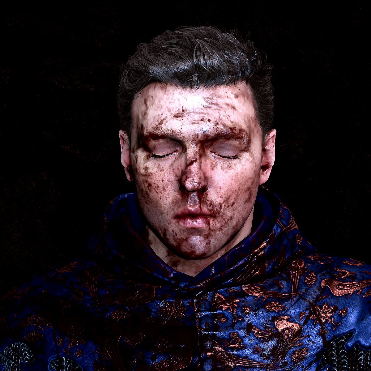 Hunger_I_am's tweet image. In front of every clean and beautiful princess, shining after the battle, stands a dirty, tired Henry, reflecting the enemy's blows with his face😊😮‍💨
#Hansry