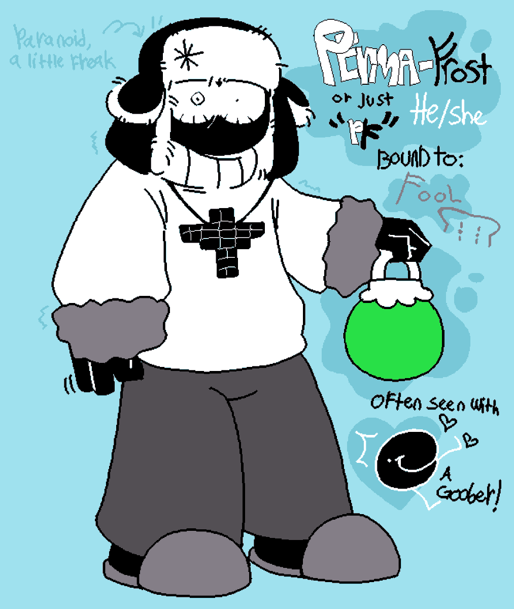 chillycycles's tweet photo. redesinged her significantly(?) meet my sinnersona permafrost yaaaay https://t.co/9Z7ZhISJjq