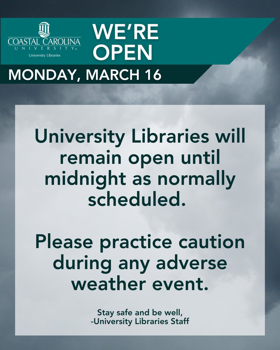 CCU University Libraries tweet media