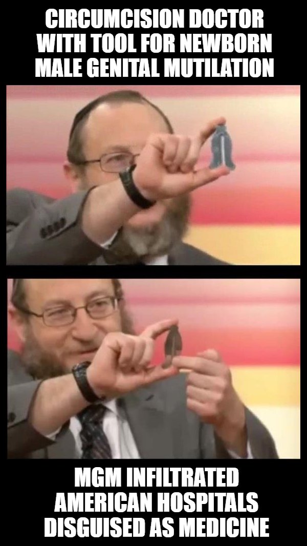 Every #circumcision doctor keeps score. They know exactly how many boys they have tied down for MGM.