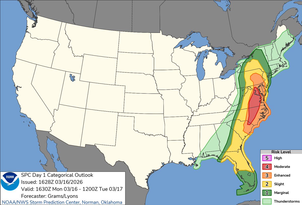 NWS Storm Prediction Center tweet media