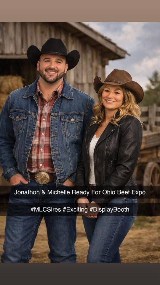mattlautner's tweet image. #OhioBeefExpo 

Jonathon &amp;amp; Michelle Ready For Ohio Beef Expo 

MLC Office : 515.391.9540 

#OrderToday 

#MattLautnerCattle