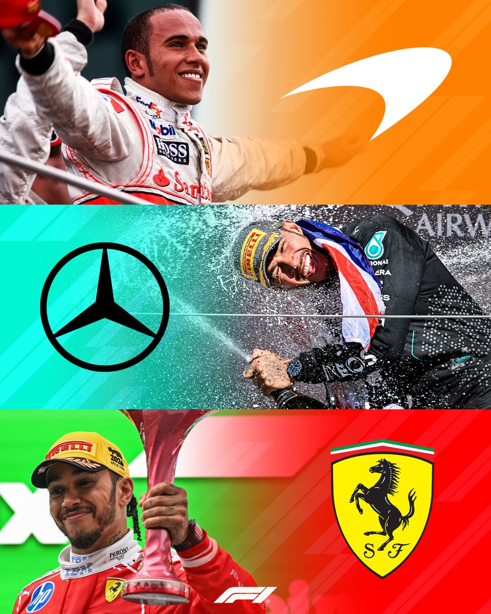 Lewis Hamilton adds a landmark first Ferrari podium to the roster ❤️ 

#F1 #ChineseGP