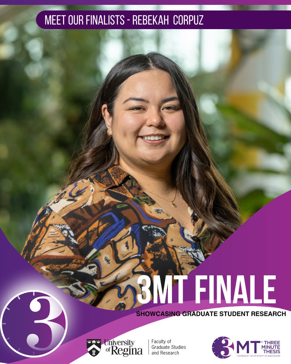 FGSR_UofR's tweet photo. Meet 3MT Finalist Rebekah L. Corpuz! 🎉 

Think you never forget a face? Rebekah Corpuz's award-winning research might make you think twice. 👁️🧠 

Cheer her on at 3MT - https://t.co/6h0FVqjsEx
#URGradExperience #3MT_UR https://t.co/J3KYOpzYXI
