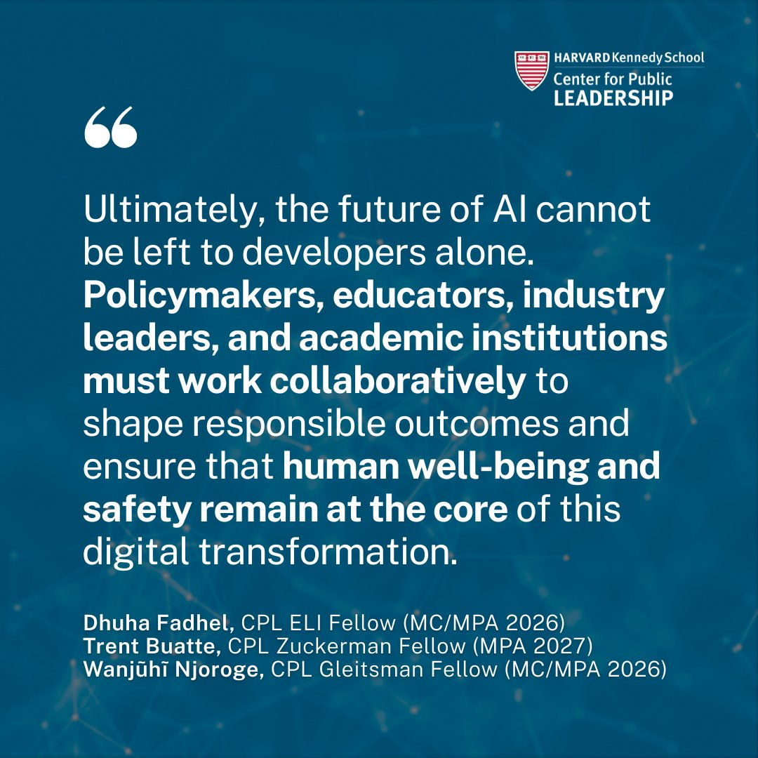 Center for Public Leadership tweet media