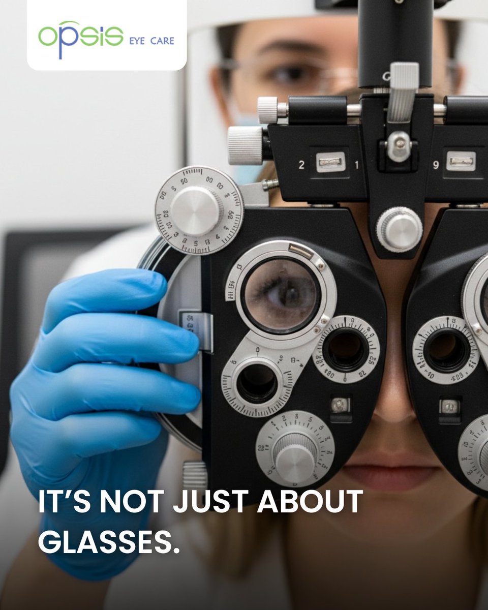 opsiseyecare's tweet image. An eye exam is more than just updating your glasses. Detect early health issues—like high blood pressure, diabetes, and retinal conditions—with our comprehensive, advanced diagnostics. Book today: opsiseyecare.com #EyeExam #OptometryCare