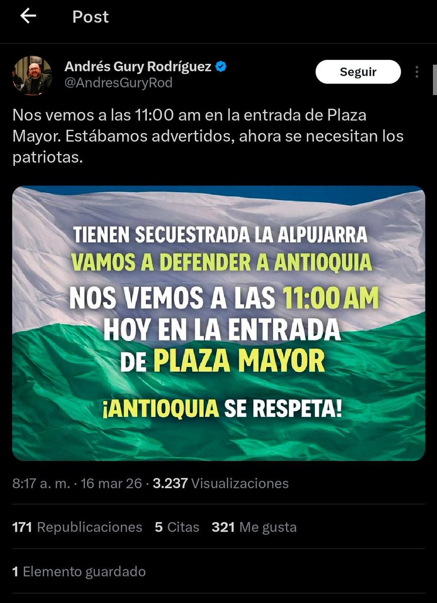 #Protesta Rechazamos la estigmatización, apología y promoción de la violencia por parte del Concejal hacia manifestantes, de manera particular a la Minga que se encuentra en la Alpujarra. Exigimos la protección de la Minga, así como la debida investigación y sanción al concejal.