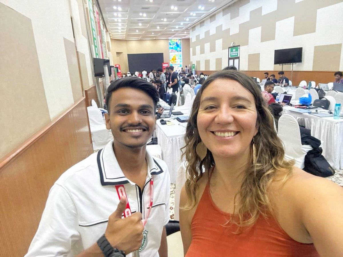 AmitFlux's tweet photo. Yesterday was the last day of @ethmumbai and I had the chance to be part of it as a volunteer

Being there for the past few days gave me a completely different perspective of what it takes to run a conference + hackathon of this scale

Running around the venue. Helping wherever needed

From helping with different tasks during the conference to seeing the hackathon builders working nonstop day & night, the energy throughout the event was amazing... 

Another highlight for me was getting the chance to meet members of the @EFDevcon team

And of course, meeting so many build and curious people from the ecosystem.

A lot of learning happened in random conversations more than anywhere else

Huge respect to the Mitra Mandal organizing team for pulling off @ethmumbai ✨

@Parthm71 @thisischandresh @KsBhuvana @AniketRaikar06 @0xvelhal @Serkarx @crypt0xbini @JiniaNayak @veekay_21 @txnuushree @shreyaveee 

ETHMumbai wasn’t just a conference for me

It was a few days of chaos, learning, meeting great people, and being part of something the community built together...

Glad I could be a small part of it :) See you guys at @EFDevcon