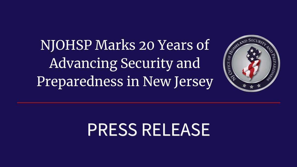 NJ Office of Homeland Security and Preparedness tweet media