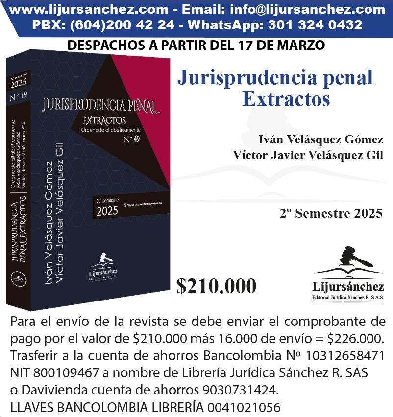 EDITORIAL JURÍDICA SÁNCHEZ (@lijursanchez) on Twitter photo 