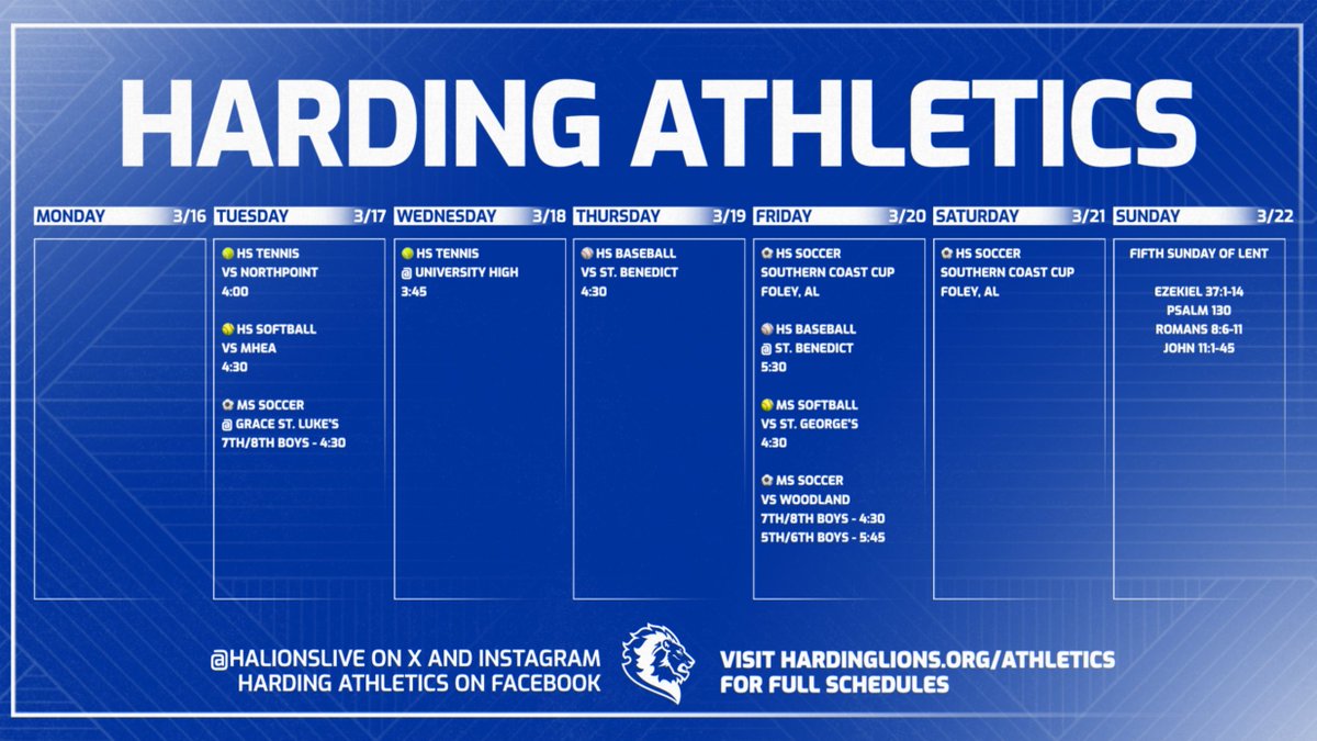 Harding Athletics tweet media