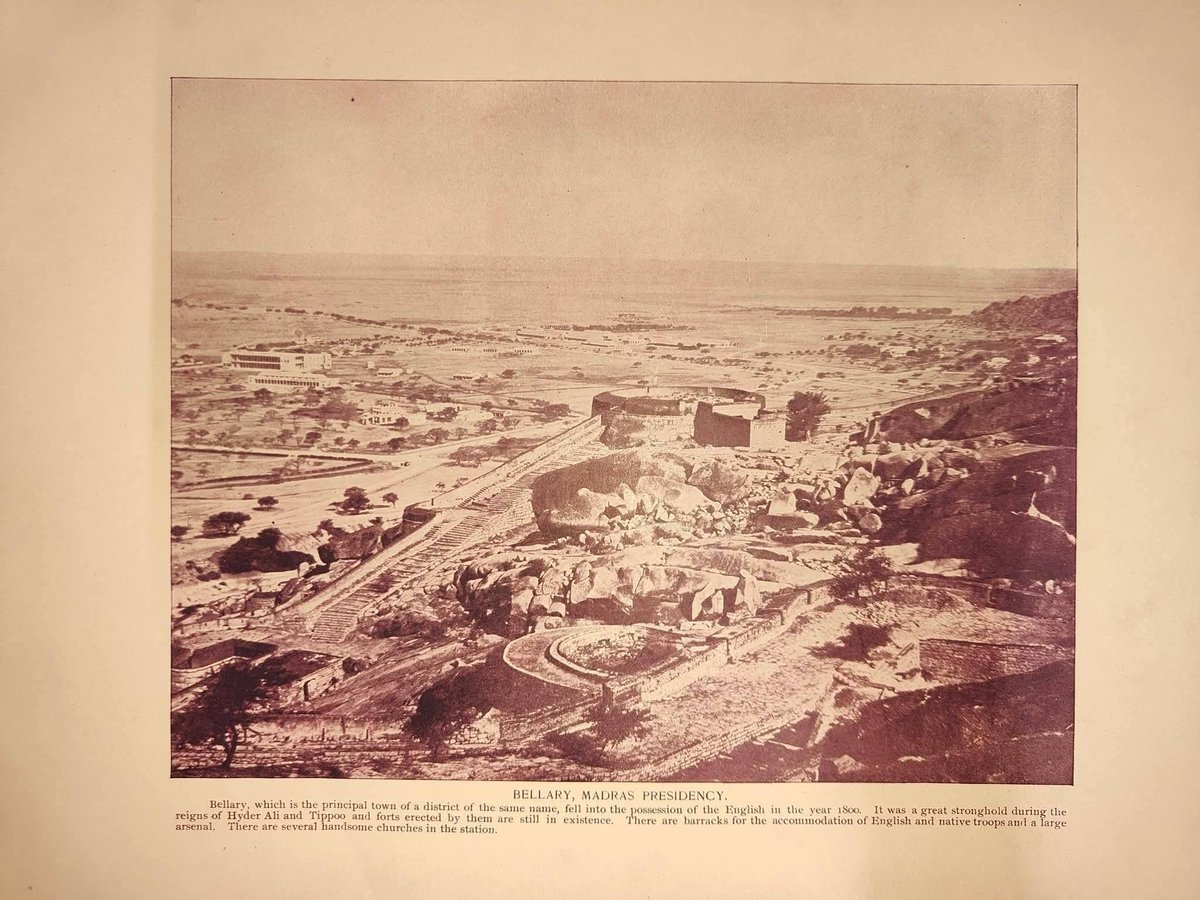 MallikarjunaNH's tweet image. Ballari in 1895, top view from the fort. 😍 
From a rare book "Glimpses of India: A Grand Photographic History of the Land of Antiquity, the Vast Empire of the East"
#Ballari