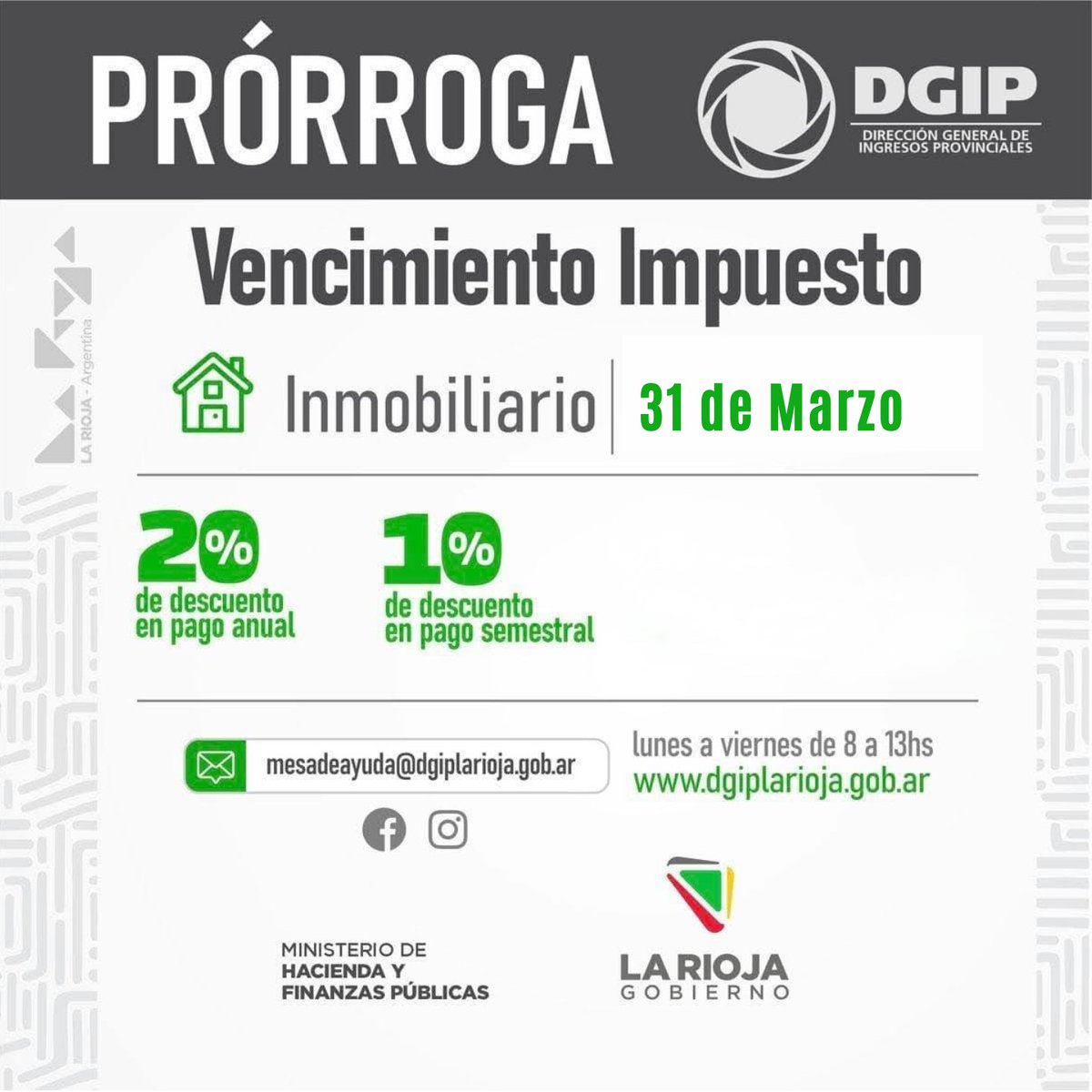 DGIPLaRioja's tweet photo. Atención Contribuyentes! https://t.co/4ZgcnSVEwh