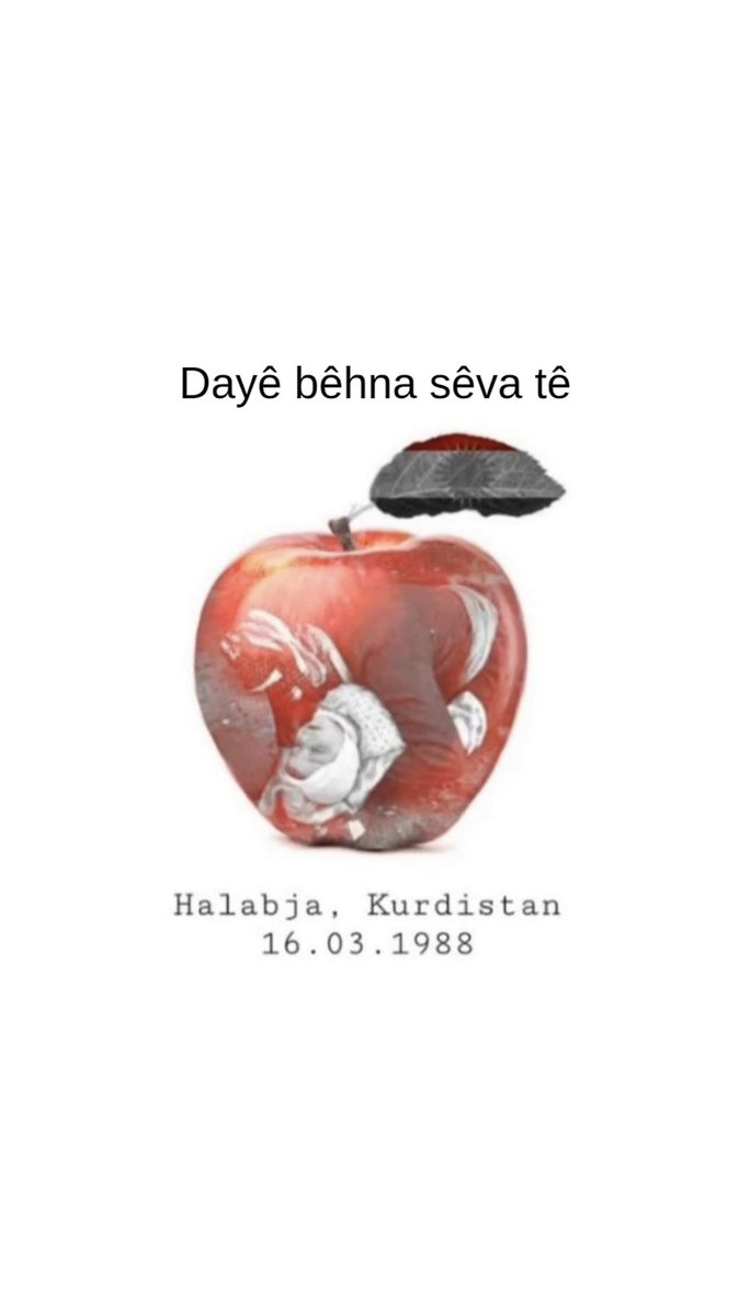 Around 5,000 Kurdish civilians lost their lives due to the chemical attack by Saddam Hussein's regime on March 16, 1988.💔
#Halepçe 
#Halabja
#halabjaGenocide