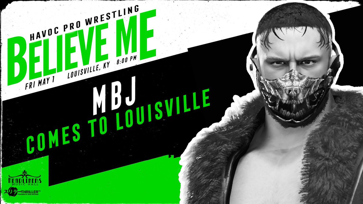The Grizzly tears his way into Louisville for <a href="/HavocPro2k/">HAVOCProWrestling</a> Believe Me, looking to tear through his next victim…