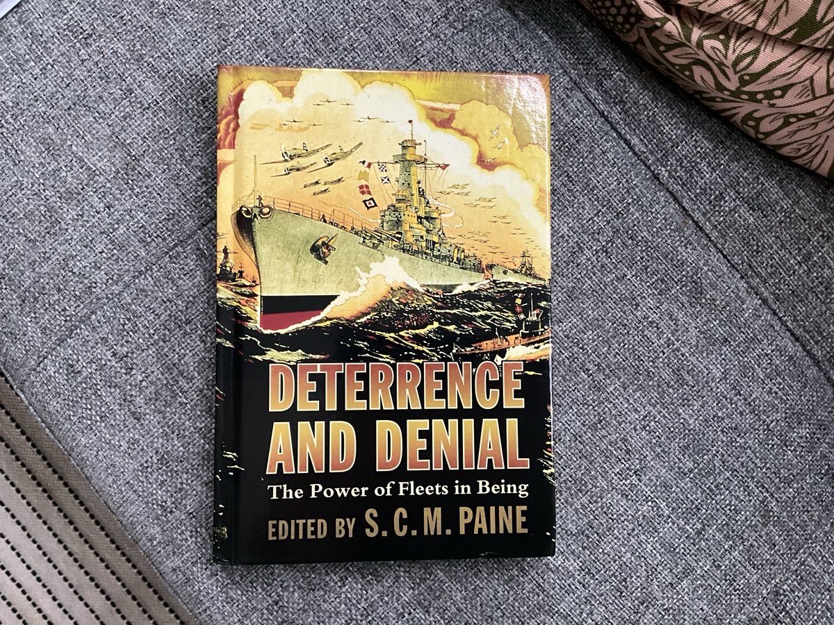 alessionaval's tweet photo. Just received this today. I enjoyed every minute of the writing process. Allowed me to reflect conceptually on the idea of the fleet in being… a brilliant volume full of remarkable pieces: Deterrence and Denial: The Power of Fleets in Being https://t.co/4jh9ElLNGY https://t.co/ke0efVodoy