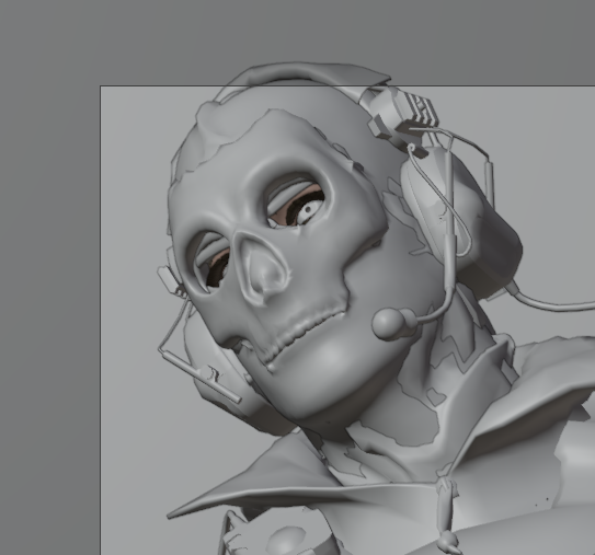 白模的ghost看起來有種淡淡的死感 笑死