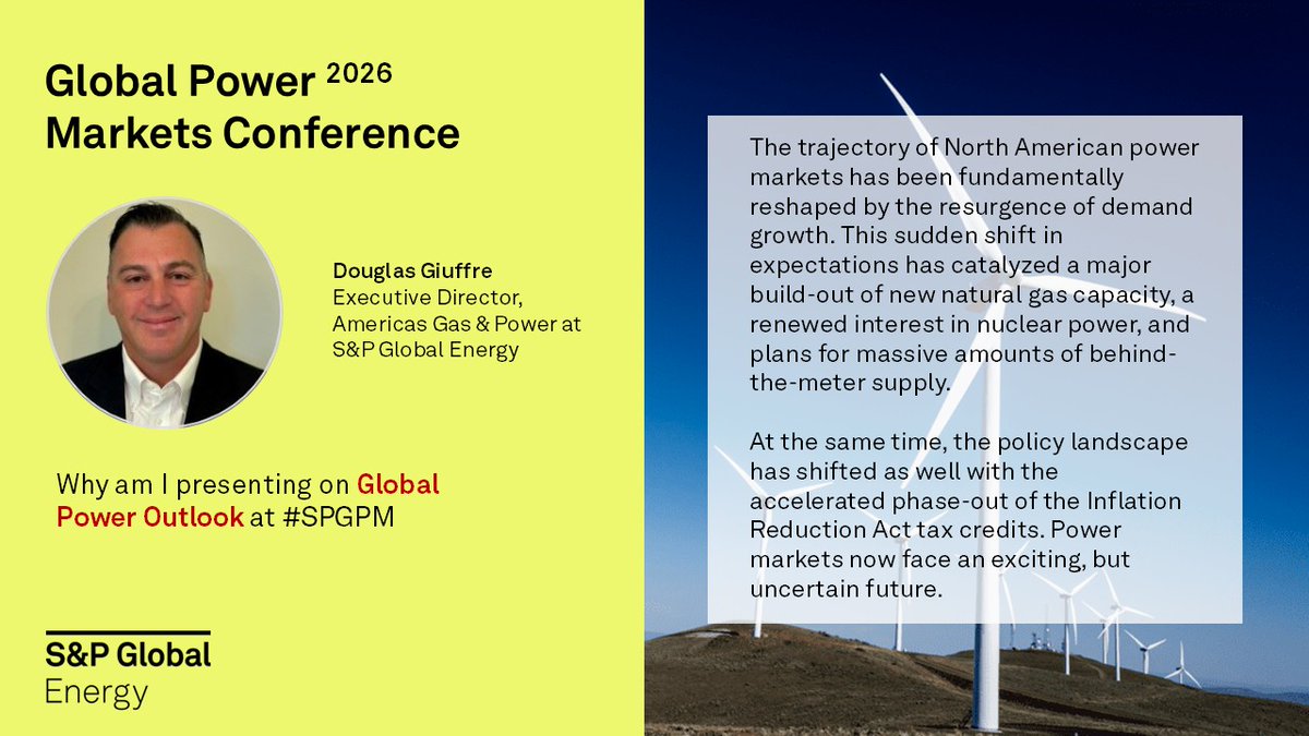 Electric Power by S&P Global Energy tweet media