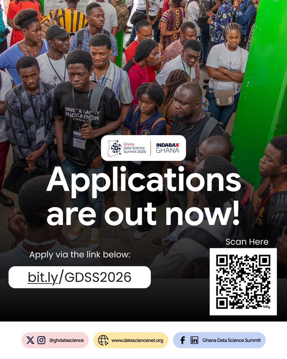 Ghana Data Science Summit (IndabaX Ghana) tweet media