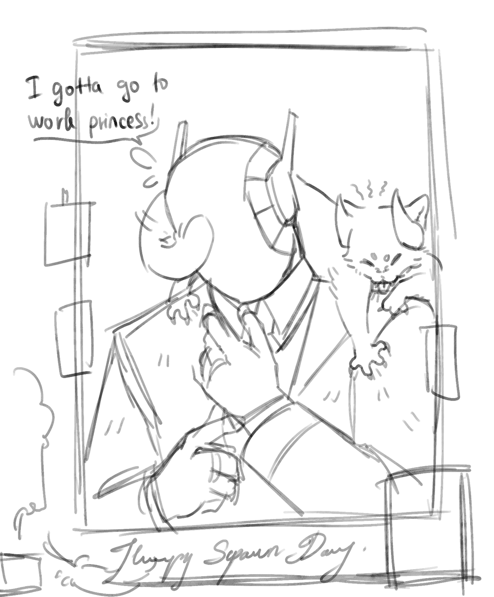 quick sketch 
princess hate it when hyper go to work
#phighting #hyperlaser 