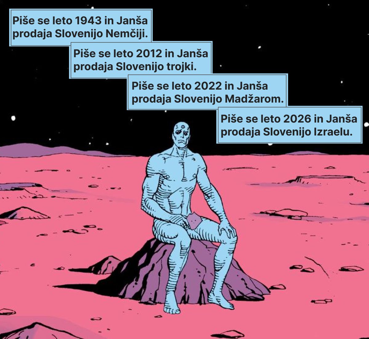 Človek postane utrujen od teh domoljubcev.