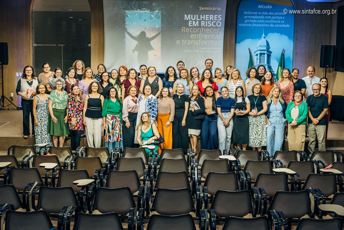“Mulheres em risco”: seminário do Sintaf debate enfrentamento à violência de gênero. Leia: sintafce.org.br/mulheres-em-ri…