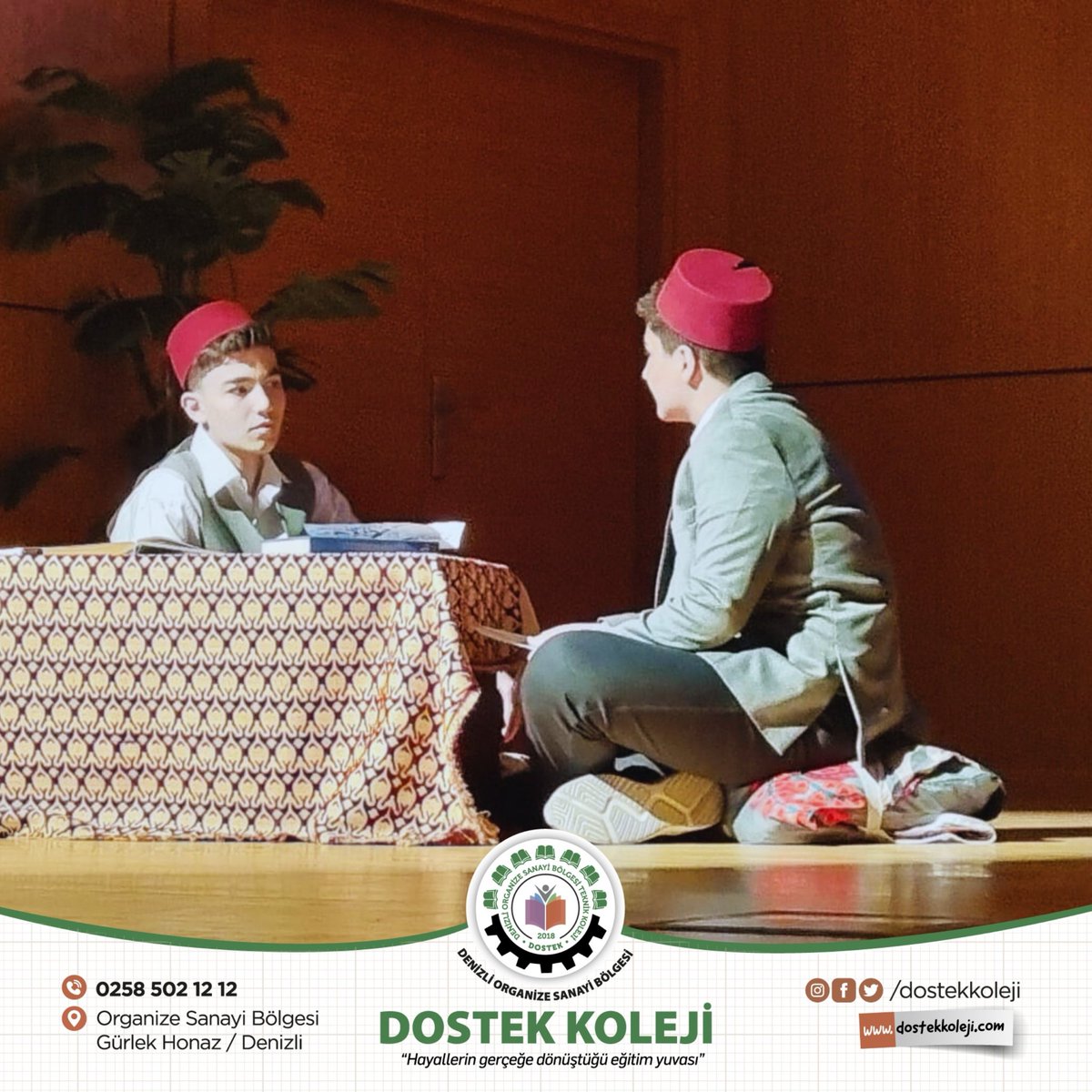 dostekkoleji's tweet image. 12 Mart İstiklal Marşımızın Kabulü ve Milli Şairimiz Mehmet Akif Ersoy’u Anma Günü kapsamında düzenlediğimiz programda, öğrencilerimizin hazırladığı gösteriler başarıyla gerçekleştirildi.

#dostek #dostekkoleji #denizliosb #istiklalmarşı #mehmetakifersoy