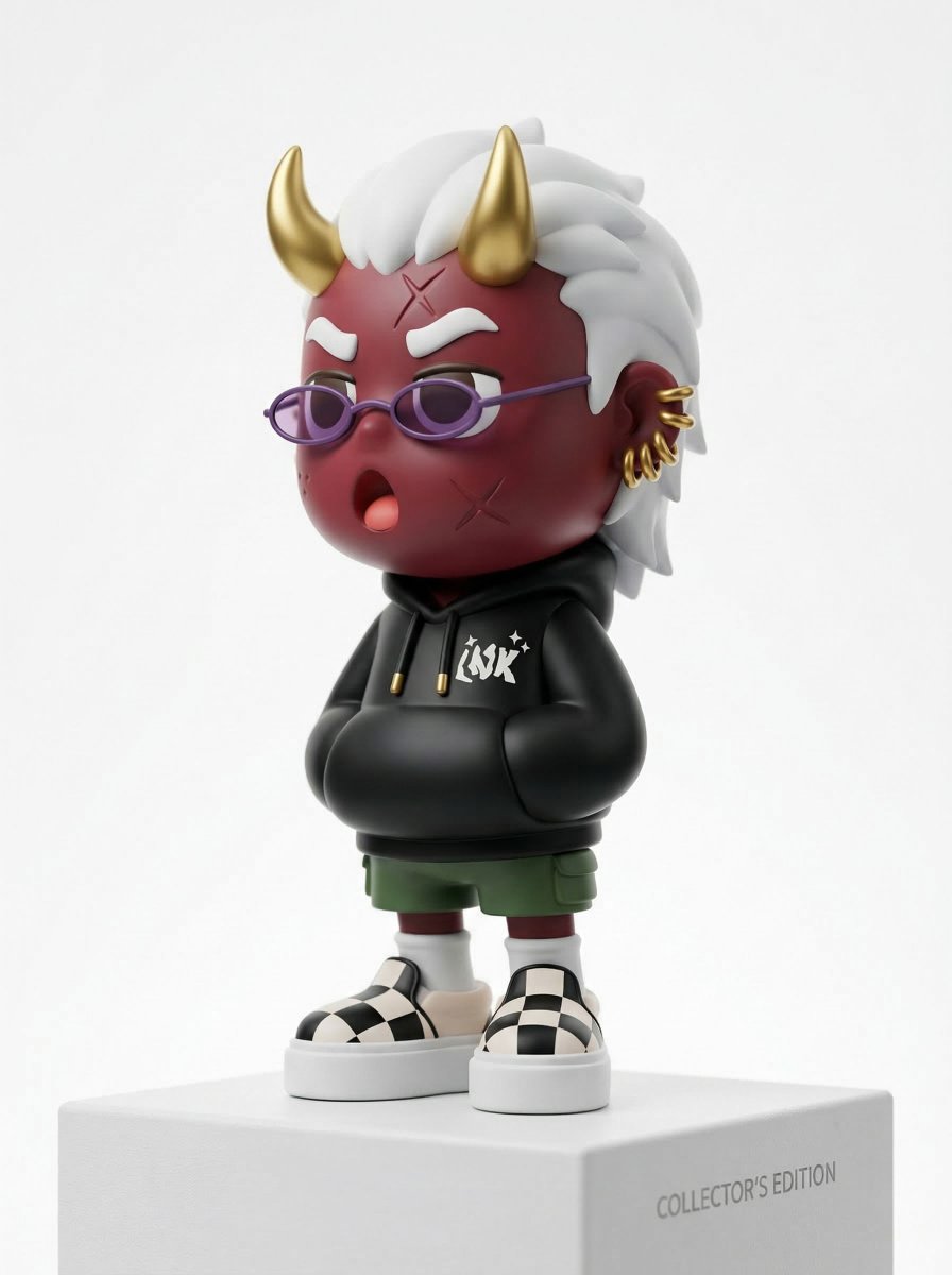 Art toy render vs sketch