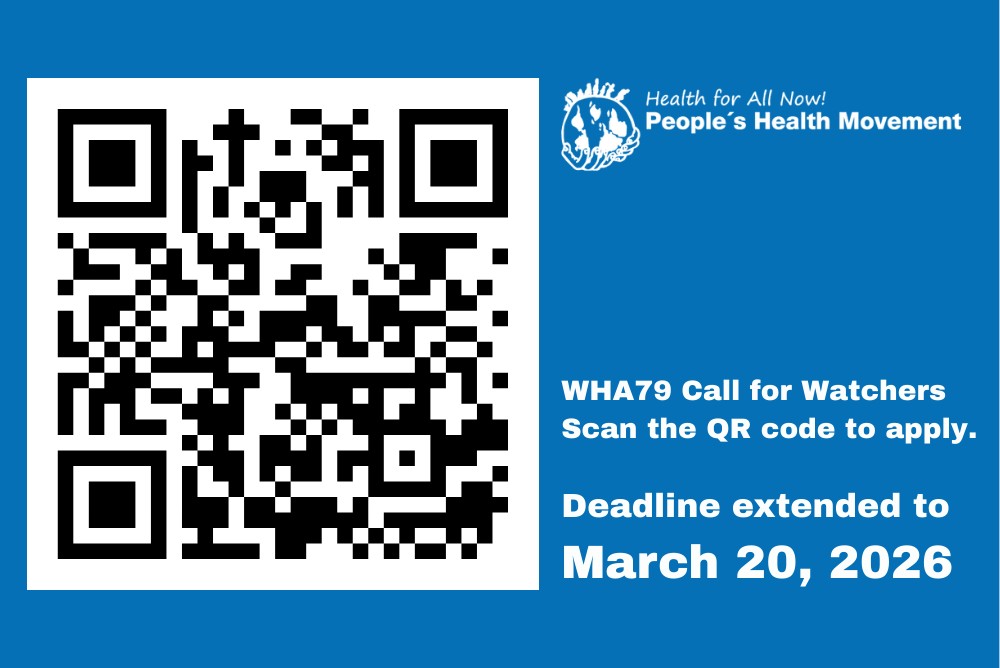 People's Health Movement | @who-watch.bsky.social tweet media