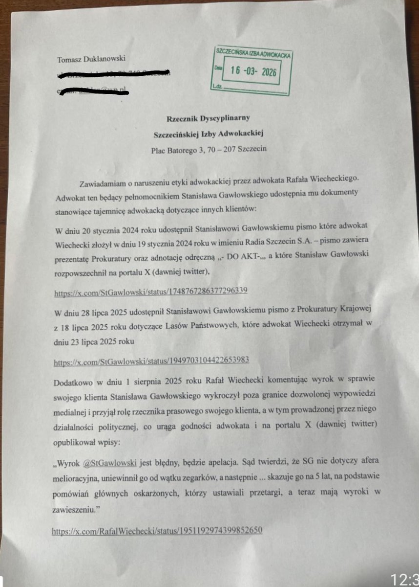 Tomasz Duklanowski tweet media