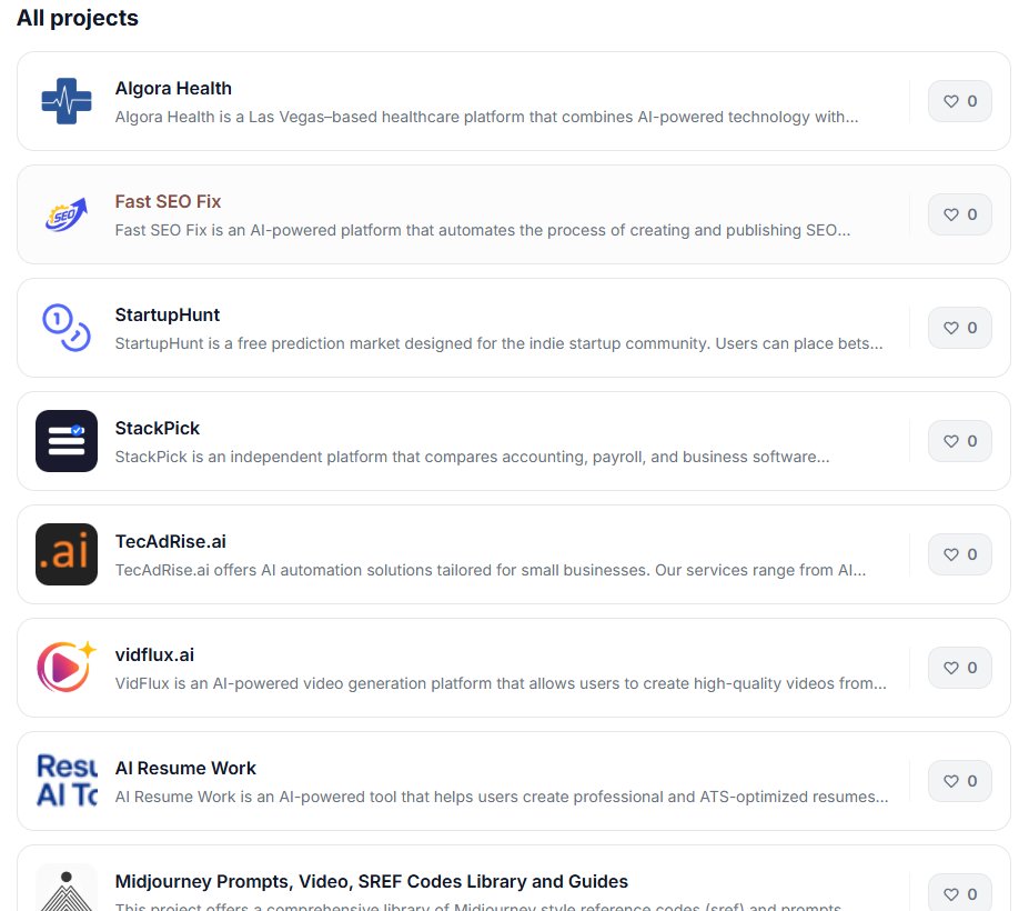 EmrikLecomte's tweet photo. 🎊13 new projects got listed in just one night on Stackovery 🥳
Huge thanks to everyone for your trust.
It's because of you that our community is growing🎉
Go check them out 👇
#Stackovery #NewProjects https://t.co/VkQDfFATf2