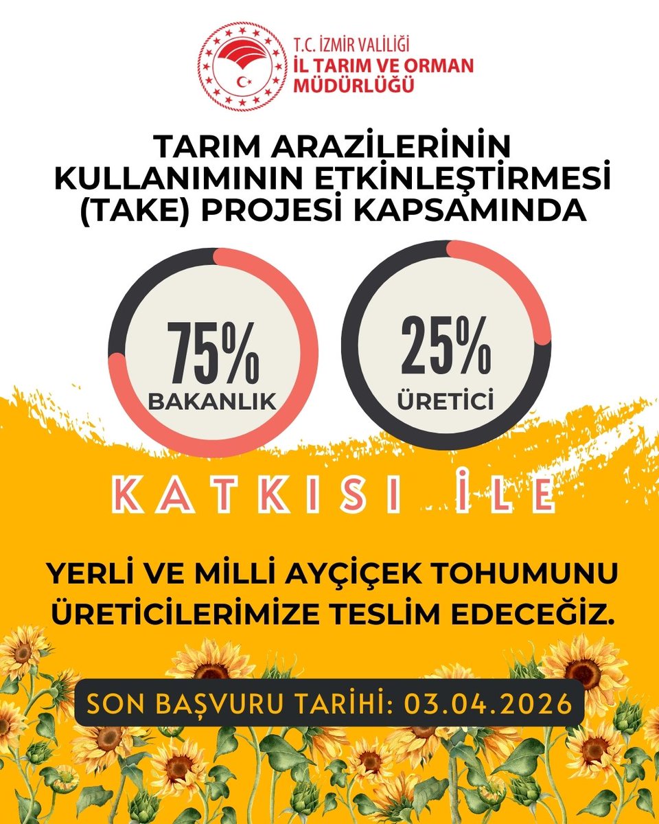 İzmir İl Tarım ve Orman Müdürlüğü tweet media