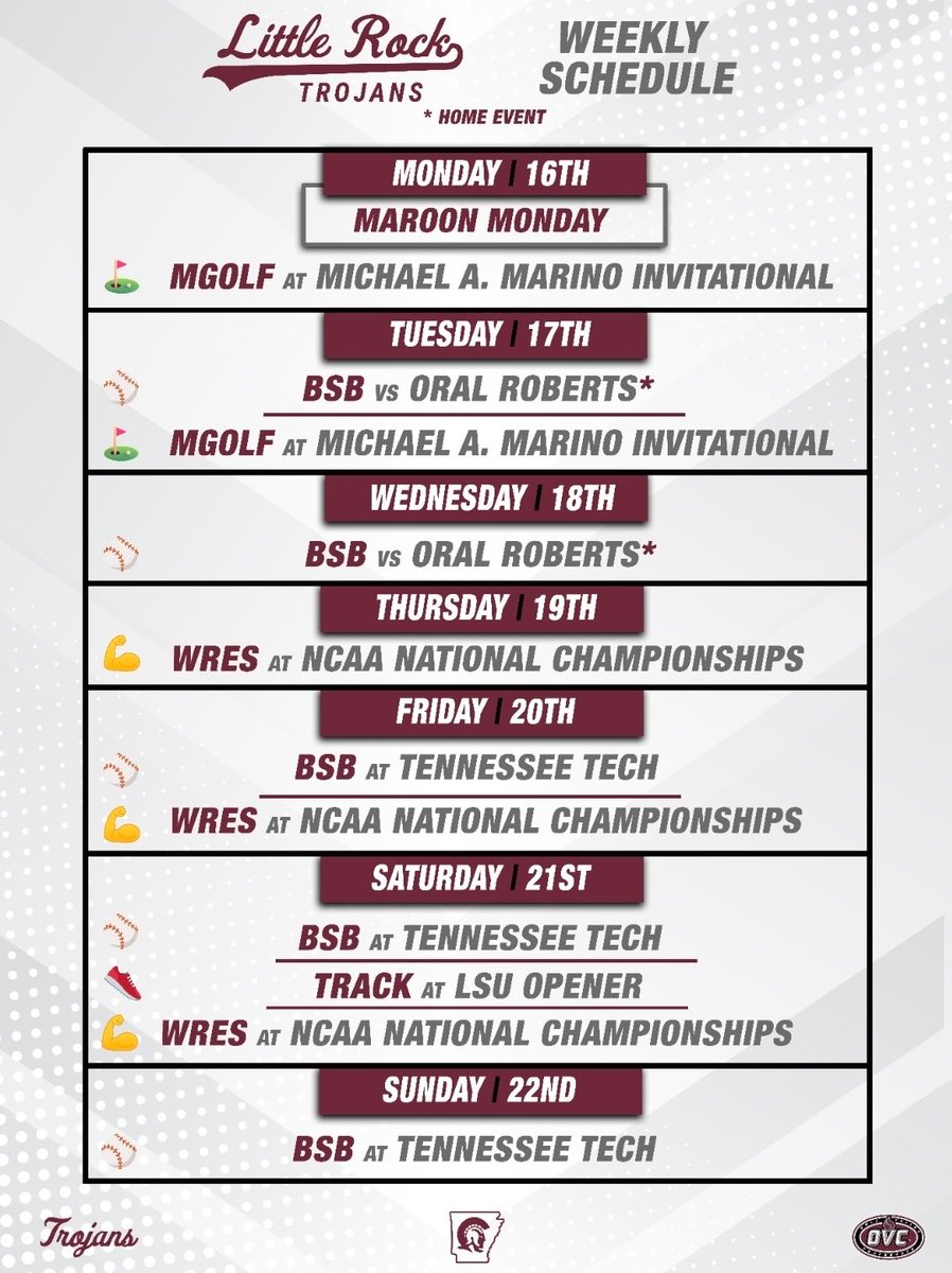 Little Rock Trojans tweet media