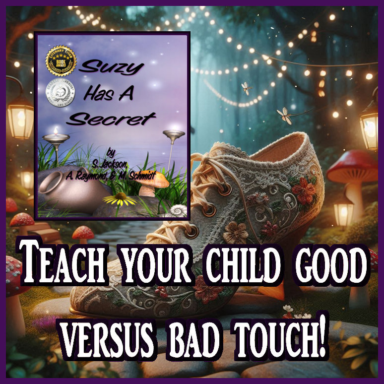 MaryLSchmidt's tweet image. Thanks! $2.99 #ReadersFavorite Silver Medalist! Teach children good touch/bad touch, and body ownership! Parents guide, ready to read with your child, teach the difference!  Do you know the SIGNS??? amazon.com/Suzy-Has-Secre… #booktok Help your precious child today! Learn the