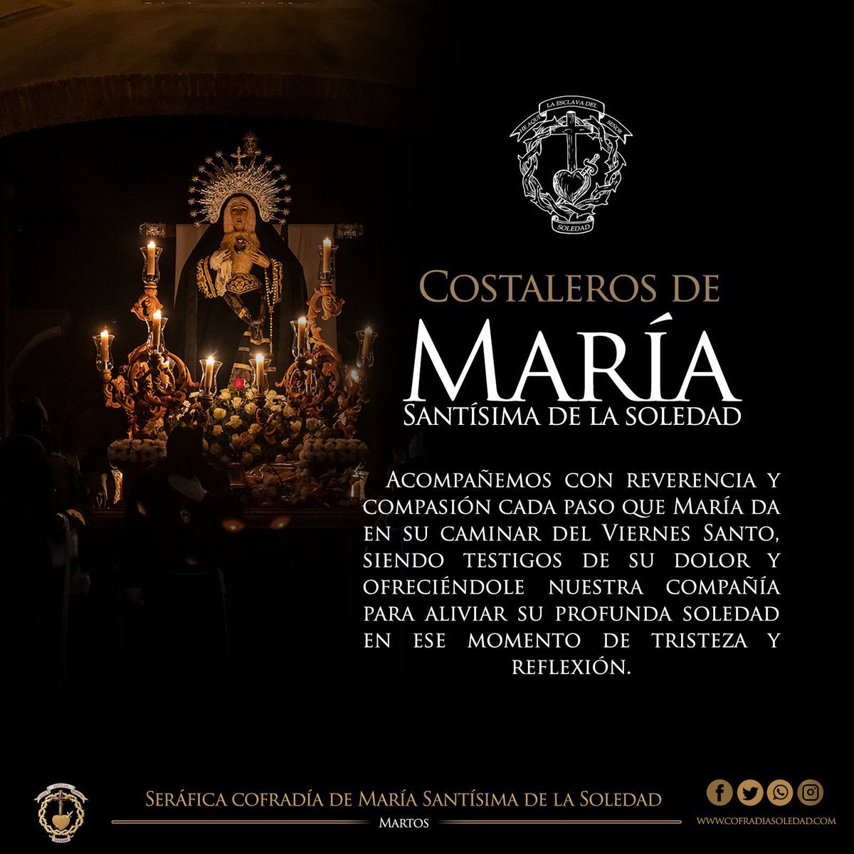 Cofradía de la Soledad - Martos tweet media