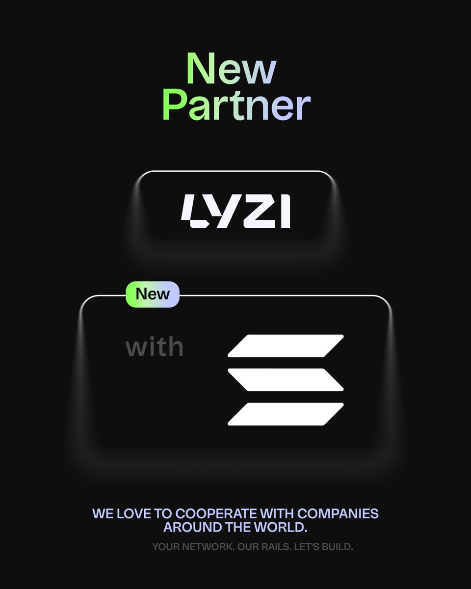 Lyzi_app's tweet image. Lyzi × @solana 
#SOL &amp;amp; #USDC now live in our payment gateway ! 

1/ Not a blockchain play. An infrastructure decision.
Solana is now a supported payment rail in Lyzi's gateway. 
Merchants accept SOL and USDC at checkout, no new terminal, no extra integration.

2/ Why Solana for