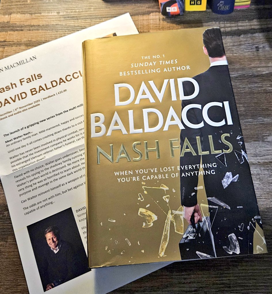 mazsbookscape's tweet photo. Time for book post! ๐ A huge thank you to @panmacmillan for sending me these fab books by @davidbaldacci #NashFalls and #HopeRises which will be published on the 9th April! Haven't ventured into the Walter Nash series yet, but am super excited to! Thank you! ๐ https://t.co/Yu74aVMzpd