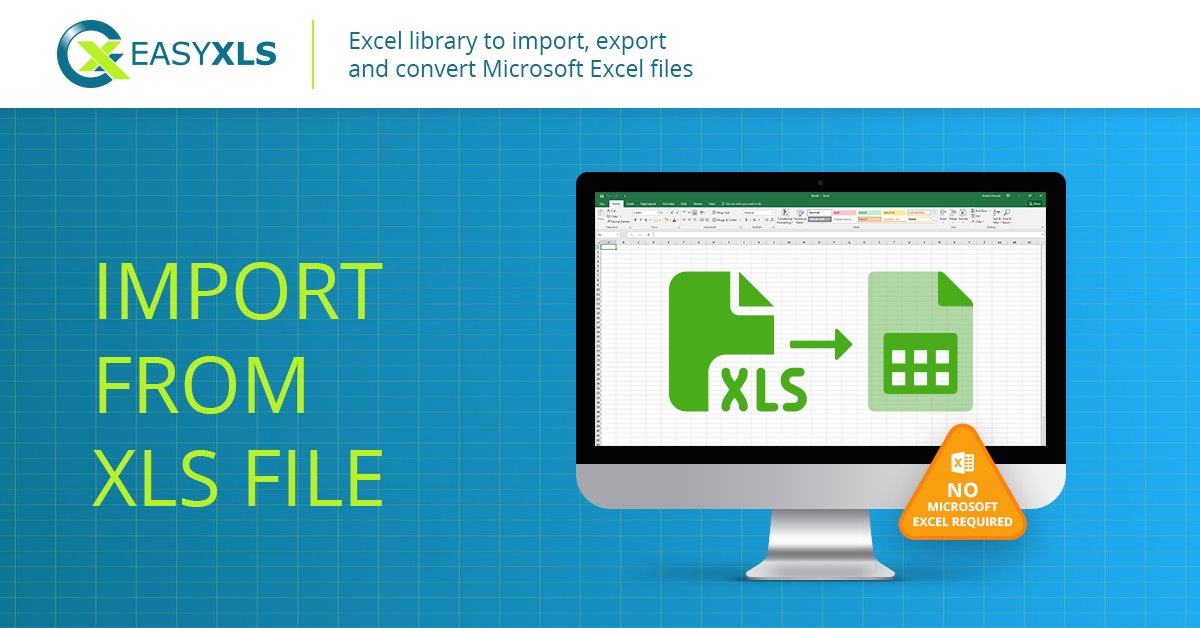 EasyXLS's tweet photo. Import data from XLS in C#, https://t.co/EdRaCM5heB, Java, PHP, Classic ASP, C++, C++.NET, VB6 and more! XLS, XLSX, XLSM, XLSB spreadsheets by EasyXLS.

#EasyXLS #Excel #Import #XLS #CSharp #VBnet #Java

https://t.co/0mSIjkz6MC https://t.co/lCBeoTHMZd
