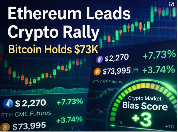 web3_future_'s tweet photo. 🚨🚨ETH leads crypto rally as Bitcoin holds $73K - updated crypto market predictions

Ethereum Analysis Today: ETH Futures Lead Crypto Rally as Bitcoin Holds $73K - Crypto Market Predictions Turn Cautiously Bullish

#Blockchain #PDPD #ETH #Bitcoin #XRP #CryptoMarket #Web3Future https://t.co/sP7gry4jiy