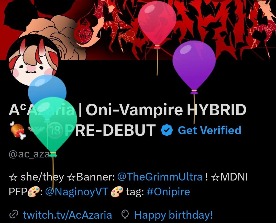 AᶜAzaria | Oni-Vampire HYBRID🍖🦇🔞PRE-DEBUT tweet media