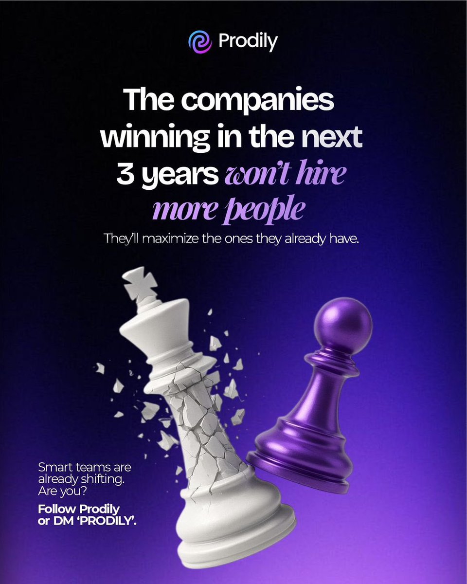 getprodily's tweet image. The future of work isn’t about replacing people.

It’s about helping teams do their best work without burning out.

Clear goals.
Better tools.
Healthier competition.
Real recognition.

When people thrive, companies grow.

#building #ProductivityTools #BuildInPublic #FutureOfWork