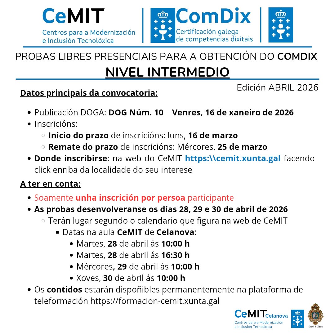 CeMIT Celanova tweet media